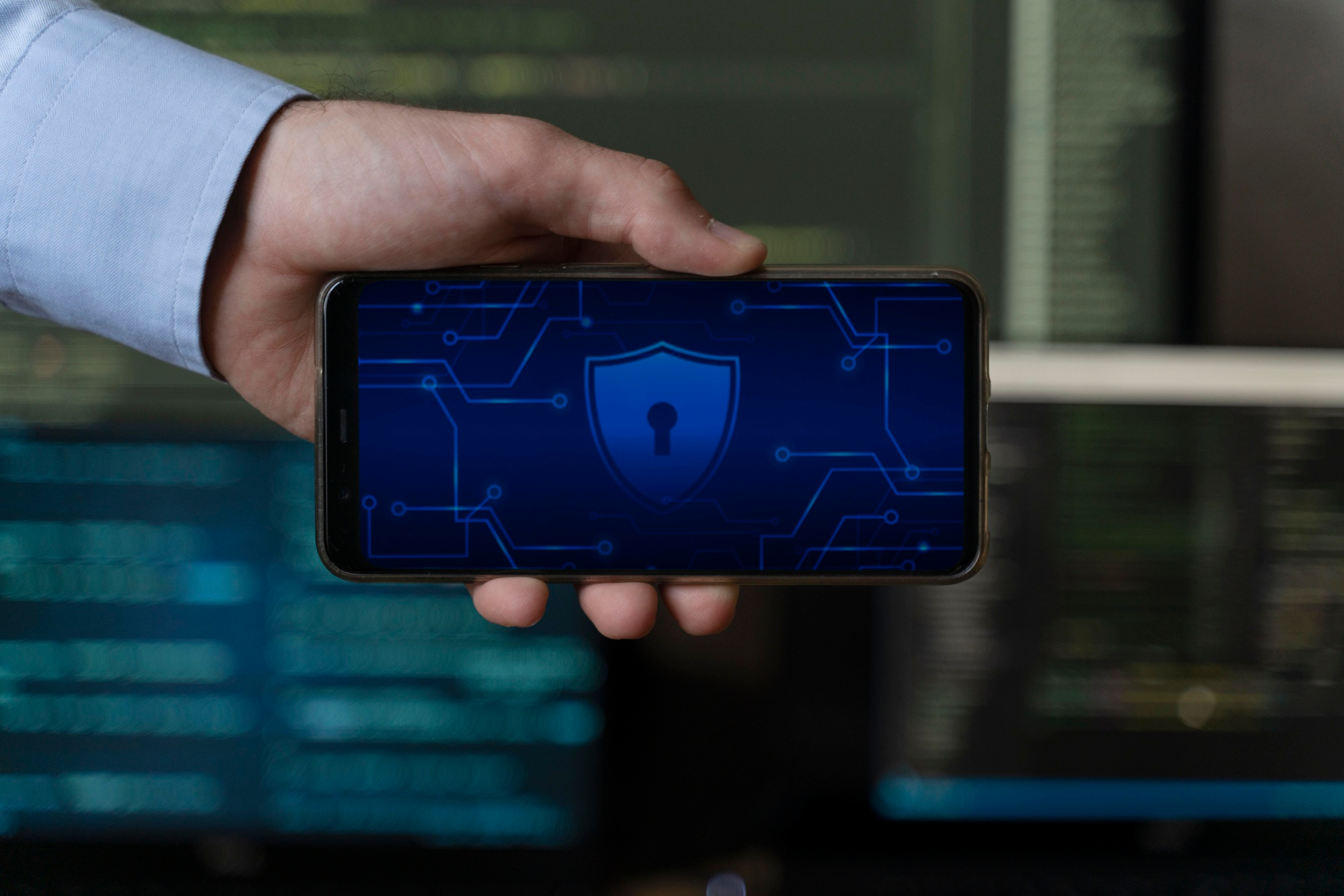 Sécurité des données personnelles et vie privée sur smartphone, Freepik.com